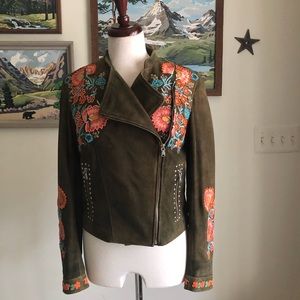 Tasha Polizzi Suede Jacket. New with tags. Smaii